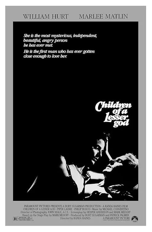 Children of a Lesser God film posteri