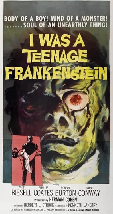 I Was a Teenage Frankenstein film posteri