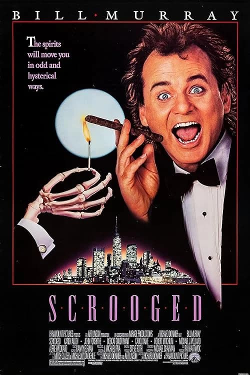 Scrooged film posteri